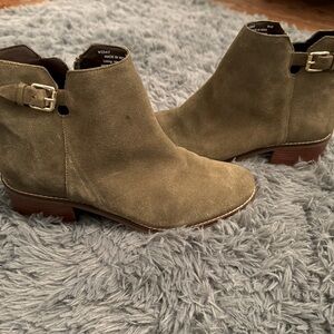 Cole Haan hunter green booties